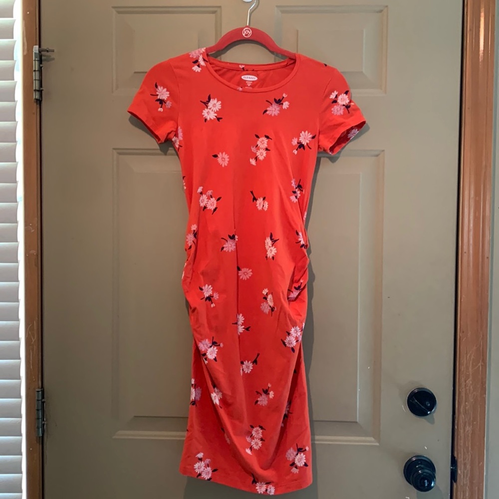 Jersey-knit bodycon dress- MATERNITY